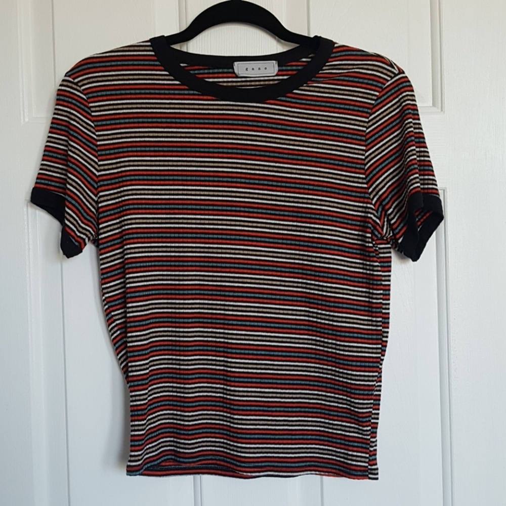 Stripped Top. Gaze multi color